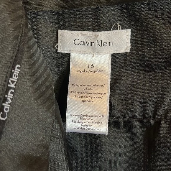 Boys Black Dress Pants Calvin Klein, 16 - Picture 6 of 6